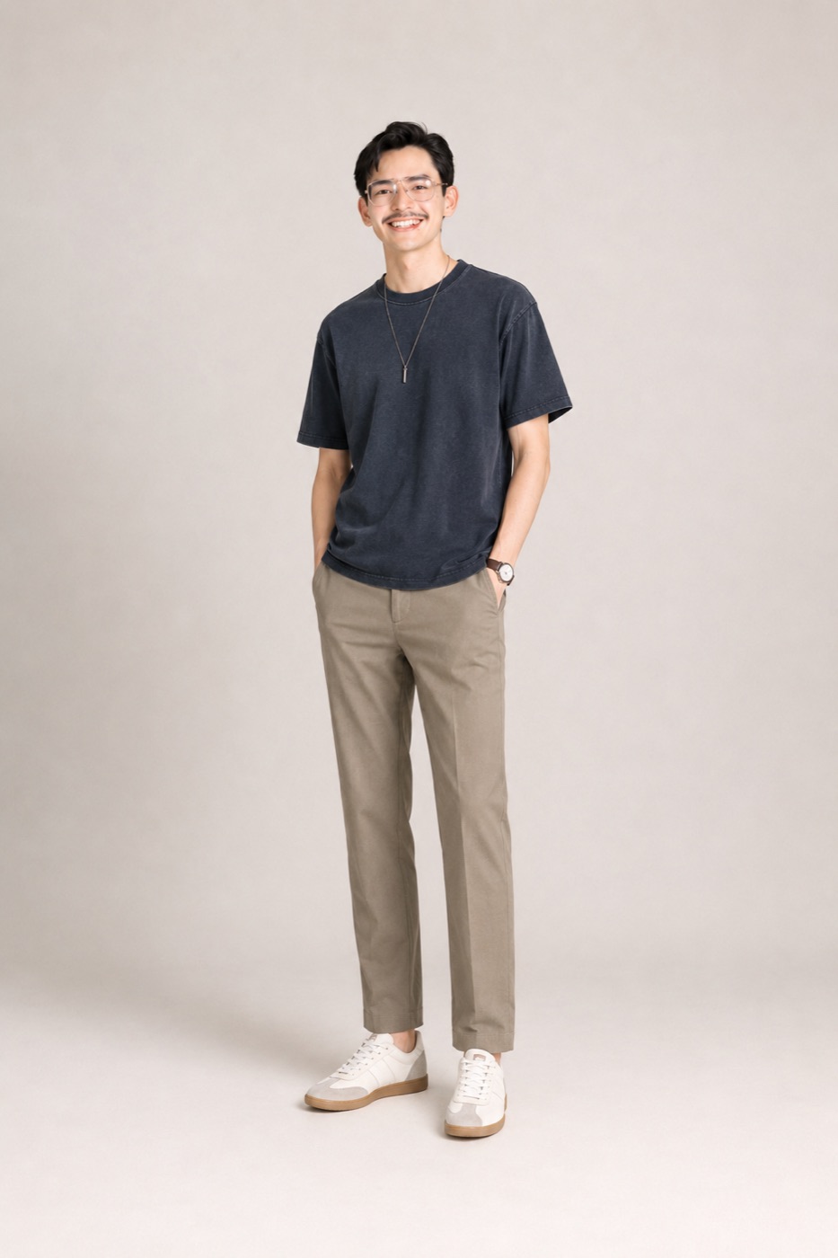 Manuel Solis standing, hands in pockets